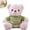 Hoodie-Green, variant on Teddy Bear Personalized Plush Toys, Customized Gifts Stuffed Bear with Text as Gift on Christmas Birthday (8 IN-Text)