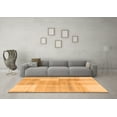 thumbnail image 3 of Ahgly Company Indoor Rectangle Checkered Orange Modern Area Rugs, 2' x 4', 3 of 4