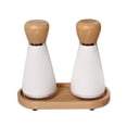 thumbnail image 4 of 2x Molino de sal y pimienta recargable para el hogar, molinillos de sal manuales enchapado, 4 of 9
