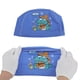 thumbnail image 5 of Gorro de natación de PU tejido de dibujos animados de cocodrilo único en azul oscuro, 5 of 6