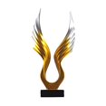 thumbnail image 3 of TISHITA Resin Abstract Wing Statue Figurine Table Decoration Decorative Hand Crafted Feng Shui Ornament for Home Office Lightweight B, 3 of 8