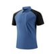 thumbnail image 1 of Camisetas de Golf de los Hombres de Hielo Seda Elástica de Manga Corta, Mezcla de Poliéster de Rendimiento para Correr Casual Y Diario, 1 of 1