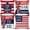 #A31, variant on Patriotic Decor-Throw Pillow Covers 18x18 in Set of 2,4th of July Linen Pillow Case for Independence Day,Memorial Day,Veteran's Day,USA,American Summer Outdoor Red White Blue Decorations