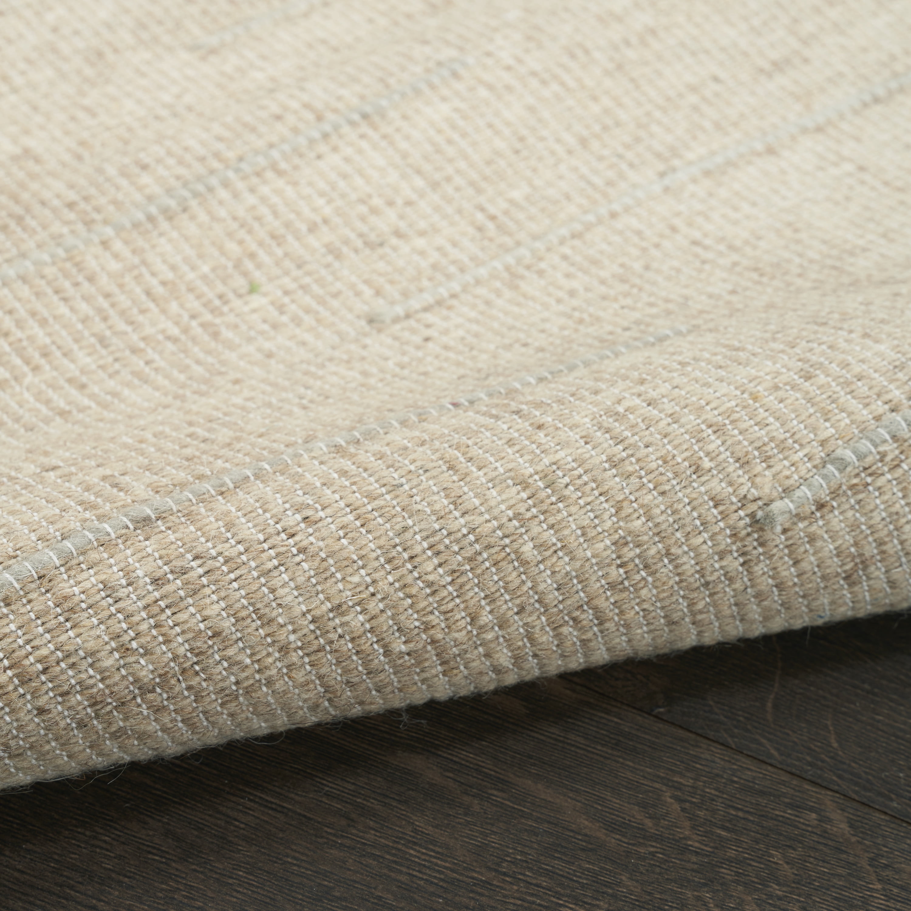 Nourison Interweave Abstract Beige 10' x 14' Area Rug, (10x14)