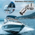 Taosunzt HeavyDuty Bimini Top Hardware Eye End Cap Polished Surface