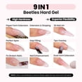 thumbnail image 2 of Gel Duro para Uñas Beetles Rosa Atardecer 30 mL 9 en 1, 2 of 6