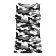 thumbnail image 2 of Mens Outdoor Camo Sleeveless Tops Muscle Cut Off T Shirt Bodybuilding Workout Tanks Casual Crewneck Military Shirts, 2 of 4