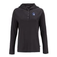 thumbnail image 2 of Women's Cutter & Buck Black Duke Blue Devils Coastline Epic Comfort Eco Recycled Quarter-Snap Hoodie Top, 2 of 3