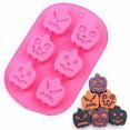 thumbnail image 2 of ‘s Kitchen Cake Mould Pumpkin Shaped Silicone Chocolate Baking Mold for Ice Cube Halloween Bakery Tool, 2 of 9