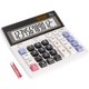 thumbnail image 1 of Calculadora de escritorio Función estándar empresarial, botón grande, 12 dígitos, pantalla LCD grande, alimentación dual solar/batería, función de memoria para el hogar y la oficina, 1 of 4