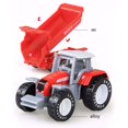 thumbnail image 3 of 4pcs Simulation Farm Tractor Model Truck Engineering Vehicles Toys for Kids Children, 3 of 8