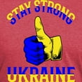 thumbnail image 3 of CafePress - Stay Strong Ukraine Support Ukraine T Shirt - Mens Tri-blend T-Shirt, 3 of 4