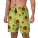 thumbnail image 1 of Fotbe Sunflower Leaves Traje de Baño para Hombre – Shorts de Natación de Secado Rápido con Forro y Bolsillos-XX-Large, 1 of 6