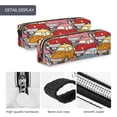 thumbnail image 4 of Disketp Cute Cars Estuche de Lápices de Cuero con Cierre, Estuche Compacto para Papelería, Bolígrafos y Accesorios Pequeños, 4 of 7