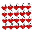 thumbnail image 4 of Masteelf 20Pcs Key Chain for Girl Heart Keychain Clasp Red PP Cotton with Storage Function, 4 of 8