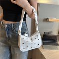 thumbnail image 1 of Bolso de cubo de PU para mujer, bolso de moda para mujer, bolso de mano, bolso de hombro (blanco), 1 of 6