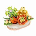 thumbnail image 1 of Orchid Pot Plant Building Blocks Set Bonsai Flower Bouquet MOC Vase Model For Adults, 1 of 10