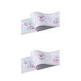 thumbnail image 2 of ZheElen Waterproof Wallpaper Border Transform Walls With 3D Patterns Self Adhesive Kitchen Bathroom Sticker blue pastoral 2Set, 2 of 6