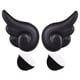 thumbnail image 5 of 2 piezas de accesorios para casco de motocicleta con alas de ángel, aptos para casco de esquí y snowboard. Negro, 5 of 7