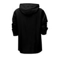 thumbnail image 4 of Rggeeun Mens Pullover Hoodies Lightweight Pullover Sweatshirt For Spring Summer Comfortable Plain Hooded Top Solid Color Long Sleeve Fall Winter Stylish, 4 of 9
