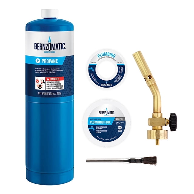 Kit De Soldar Plomería Bernzomatic 5 Piezas
