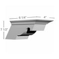 thumbnail image 2 of Ekena Millwork 7 1/2"W x 6 1/4"D x 4"H Nexus Bracket, Left, 2 of 5
