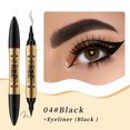 thumbnail image 4 of SDJMa Magical Waterproof EyeBrow Pen, 3D Microblading Eyebrow Pen 4 Fork Tip Tattoo Pencil, Eyebrow Pen with Brow Brush 2 In 1 for Natural Looking Brows (Black), 4 of 5