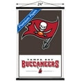 thumbnail image 3 of NFL Tampa Bay Buccaneers - Logo 21 Wall Poster with Wooden Magnetic Frame, 22.375" x 34", 3 of 5