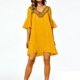 thumbnail image 1 of Vestido de Manga Ruffle Polka Chiffon Manga Larga Casual Cómodo Y Elegante para las Mujeres Primavera Verano Uso Diario, 1 of 5