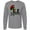 AC-Heather Grey, variant on Inktastic Cute Elf Squad Long Sleeve T-Shirt