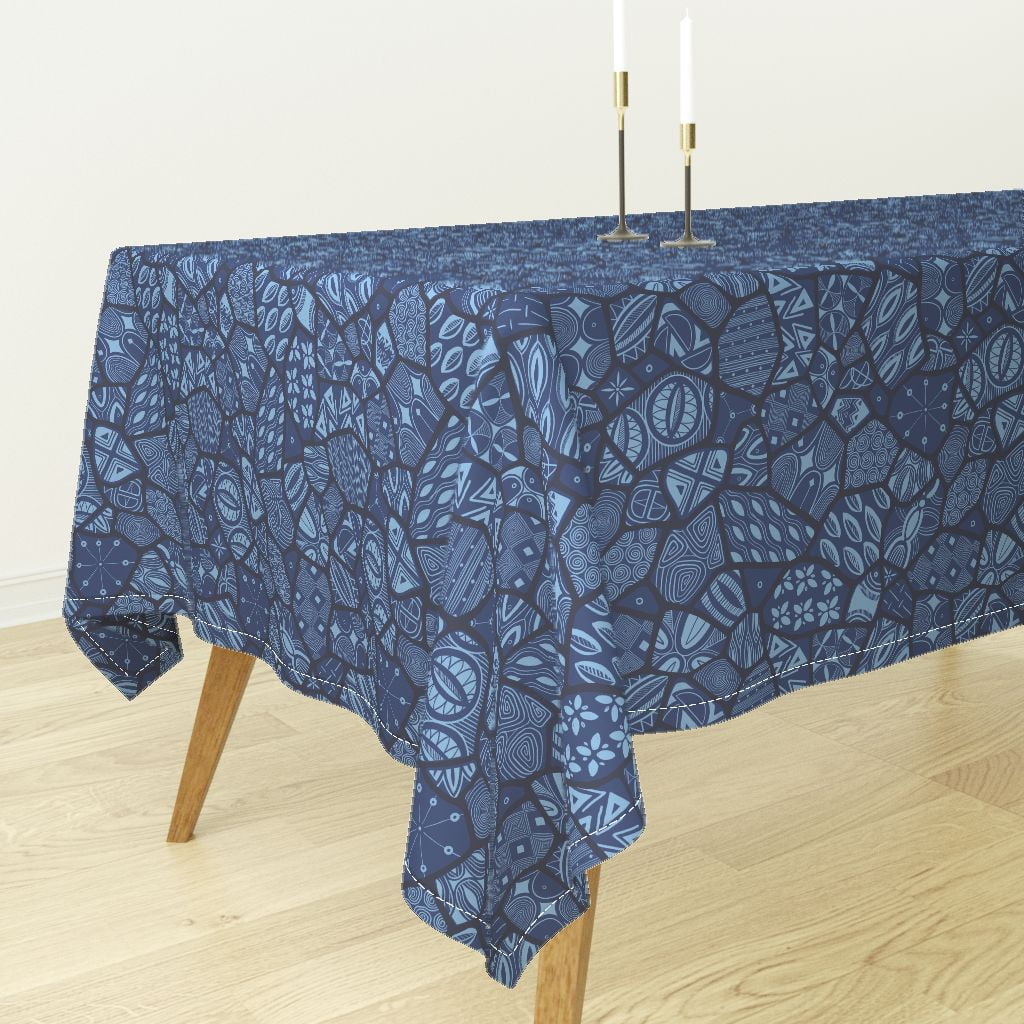 Tablecloth Indigo Color Blue African Art Memphis Brooks Museum Of