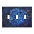 thumbnail image 2 of 2 Gang Light Switch Cover Plate Leo Of Zodiac Wall Plate Decorate Electrical Outlet Cover Plates 4.56”x4.48”, 2 of 8