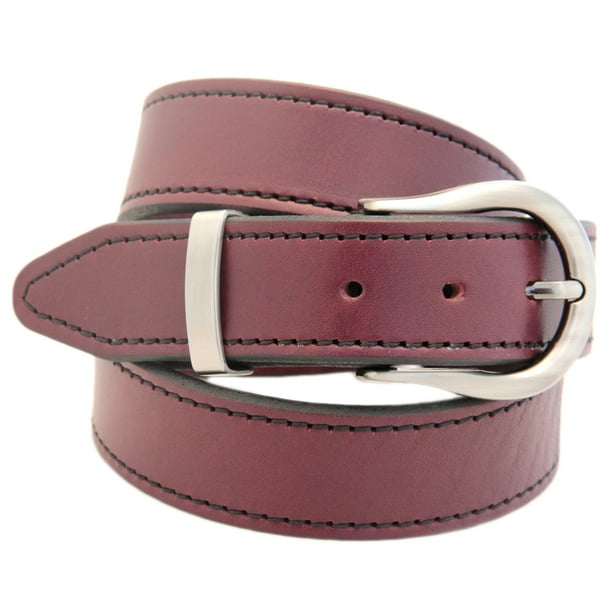 Matiste Burgundy Leather Belt NS1