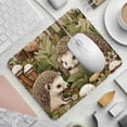 thumbnail image 2 of Hedgehog Printed Gaming Mousepad Desk Pad, Square 8.3x9.8 Inch Non-Slip Rubber Bottom Mouse Mat for Office and Gaming, 2 of 6