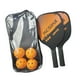 thumbnail image 1 of Raquetas de pickleball Baoblaze Naranja Raqueta portátil de pickleball con 2 raquetas y 4 pickleballs, 1 of 8