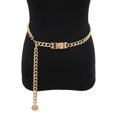 thumbnail image 2 of Cinturón De Cadena De Moda Para Mujer Estatua Vintage Hebilla De Cinturón Colgante De Retrato Gancho De Longitud Ajustable Cinturón De Metal Dorado Exquisito Vestido De Cadena De Cintura, 2 of 5
