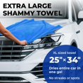 thumbnail image 3 of Shammy Towel Mighty Cleaner Premium XL para coche, paquete de 2, 3 of 9