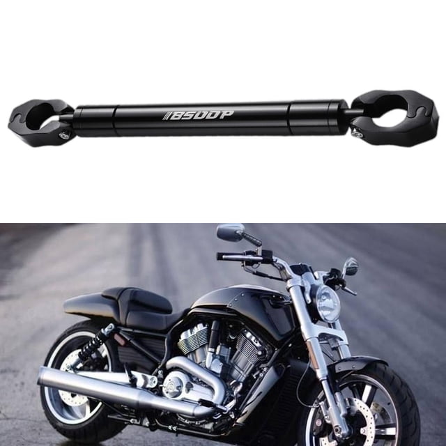 Barra de La Manija de La Aleación de Aluminio de Equilibrio de La Motocicleta 22m M, Durable Negro Macarena Barra de equilibrio de motocicleta