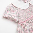 thumbnail image 4 of Vestido Simplee para niños y niñas con estampado floral, 100% algodón, 4 años, 4 of 7