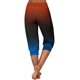 thumbnail image 5 of Mujeres Capri Pantalones Casual Suelto Largo Pantalones de Impresión con Corbata Elástica Cintura Y Bolsillos, 5 of 6
