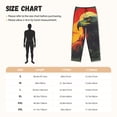 thumbnail image 3 of Balery Hawaiian Style Bald Eagle Pantalones de pijama para mujer, pijamas ultraligeros, pantalones de estar por casa-Small, 3 of 6