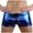 Mens Underwear Blue, variant on PU-Leather Boxer Briefs for Men with Drawstring Low Waisted Underwear Mens Trendy Solid Color Stretchy Slim Nightclub Party Boxers