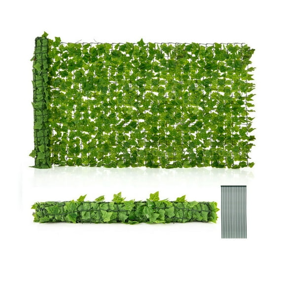 Spaco 120 x 40 Inch Faux Ivy Vines Covering, Artificial Ivy Privacy Fence, Privacy Fence for Outdoor as Garden, Patio, Green
