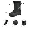 thumbnail image 5 of Dream Pairs Boys Girls Kids Warm Waterproof Snow Boots Winter Outdoor Snow Boots KSTAR BLACK Size 3, 5 of 5