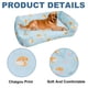 thumbnail image 3 of Cama de enfriamiento para perros Dormir en verano Cama de seda de hielo fresca para perros pequeños y gatos Camas para mascotas lavables y transpirables con fondo antideslizante, mantener fresco para, 3 of 5
