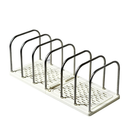 Jesscasday Desktop File Organizers Metal Wire Magazine Stand Bookshelf for Desk 6 Slot File Sorter Organizers Rack 14.5x5.7x5.3Inch