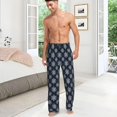 thumbnail image 4 of PISONIC Funny Mens Pajama Pants Lounge Men's Pajama Bottoms Soft Sleep Pants With Pockets Drawstring, 4 of 7