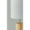 thumbnail image 2 of Adesso Dean Table Lamp, Natural Oak Wood with Antique Brass Accent, 2 of 4