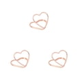 thumbnail image 2 of Clips para Comedor Kearding 10 Uds Corazón de Metal Doble Capa Soportes para Tarjetas, 2 of 6