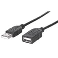 thumbnail image 1 of Cable Extensión USB 2.0 Manhattan Negro 1 Metro, 1 of 3